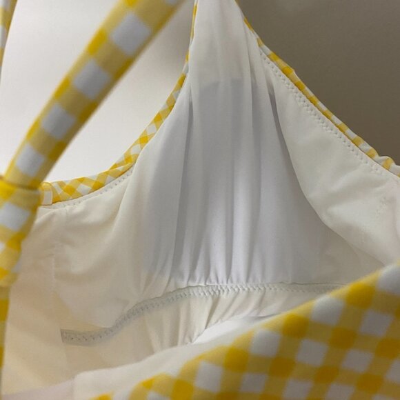 Aqua Colorblock Maillo Cutout One Piece Swimsuit Corn Flower Womens Small - Picture 9 of 11